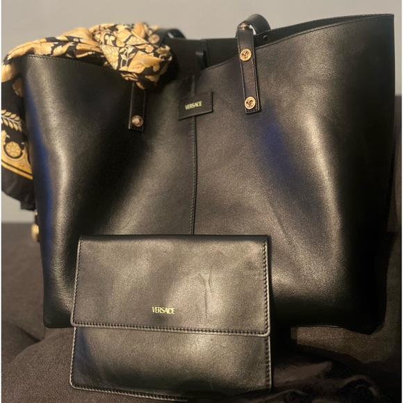 I am selling a large Versace Bag , black and it’s in a good condition. - Picture 2 of 2
